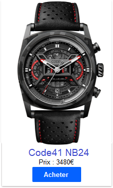 Prix montre code41 new arrivals